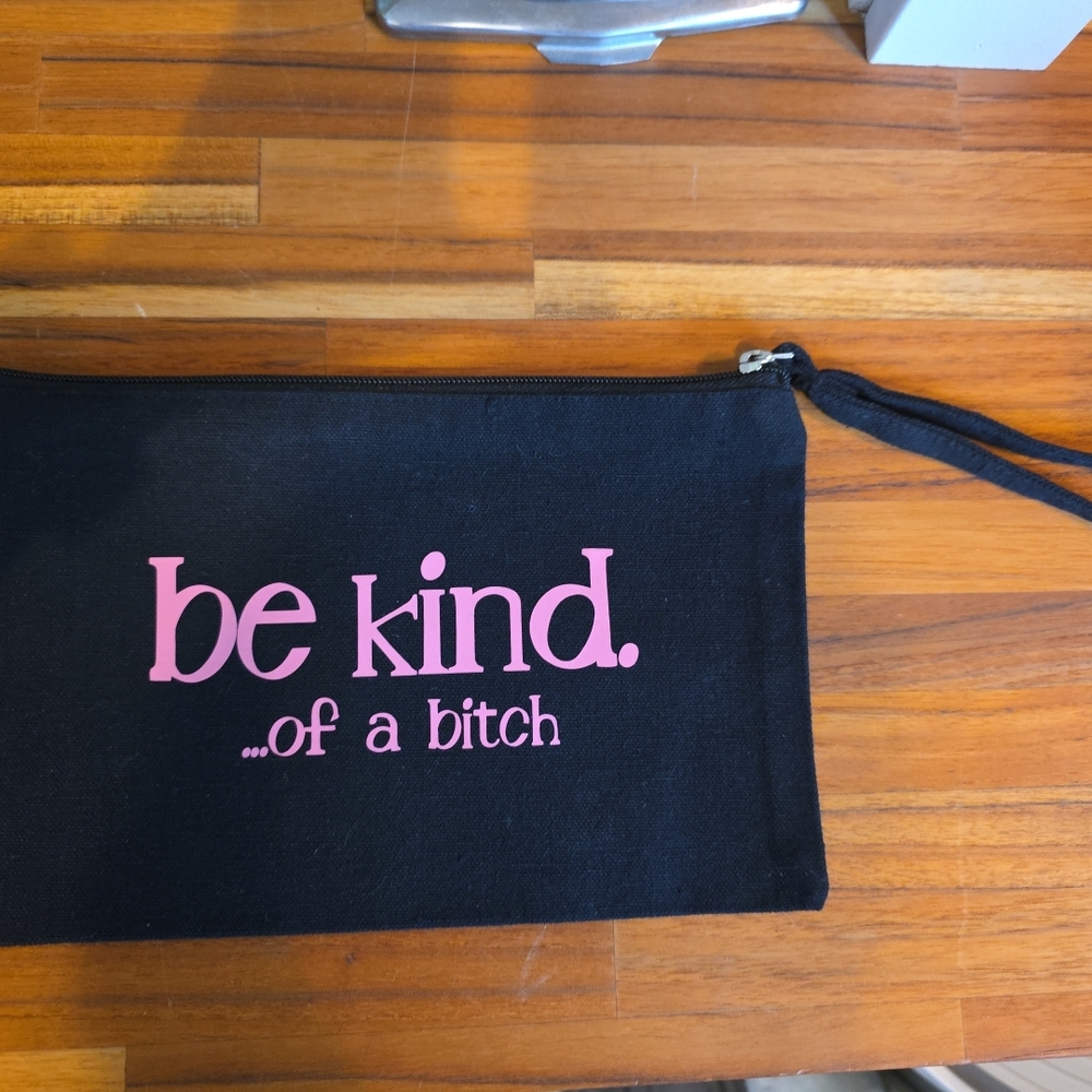 Hobby Lobby Black and Pink Wristlet